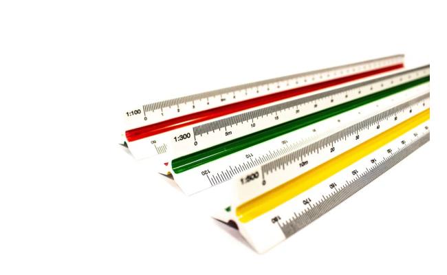 Scale Ruler Triangular 30cm