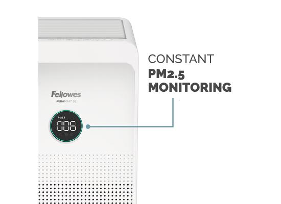 Fellowes AeraMax SE 3-Speed Large Room Air Purifier with True HEPA Air Filter