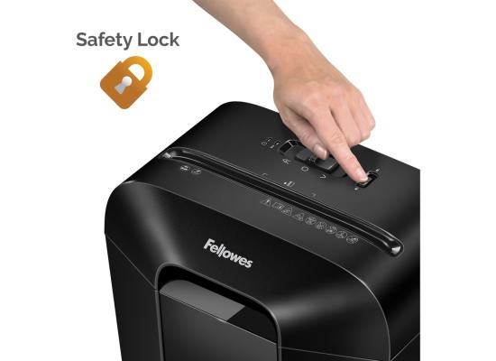 Fellowes Powershred LX45 Shredder, Cross Cut, Shreds 8 sheets