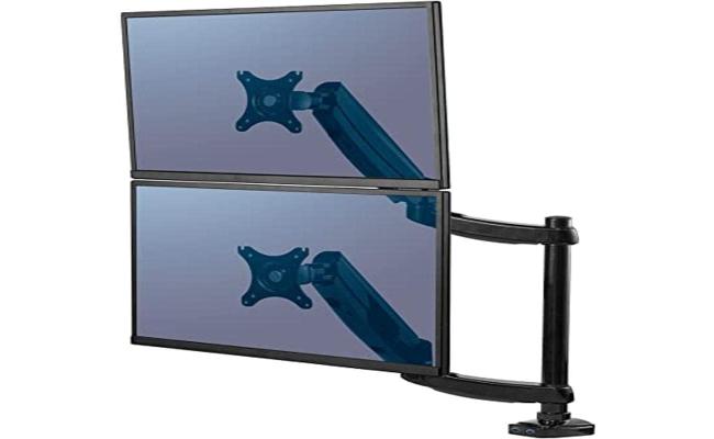 Fellowes Platinum Series Dual Stacking Adjustable Monitor Arm
