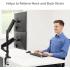 Fellowes Platinum Series Dual Stacking Adjustable Monitor Arm