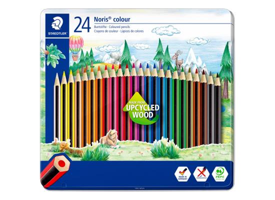 Staedtler Metal case Pencils colors pack of 24