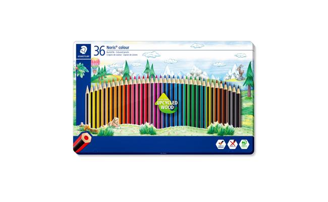 Staedtler Metal case Pencils colors pack of 36