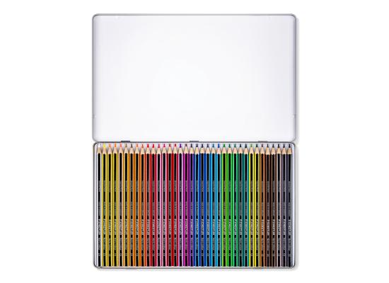 Staedtler Metal case Pencils colors pack of 36