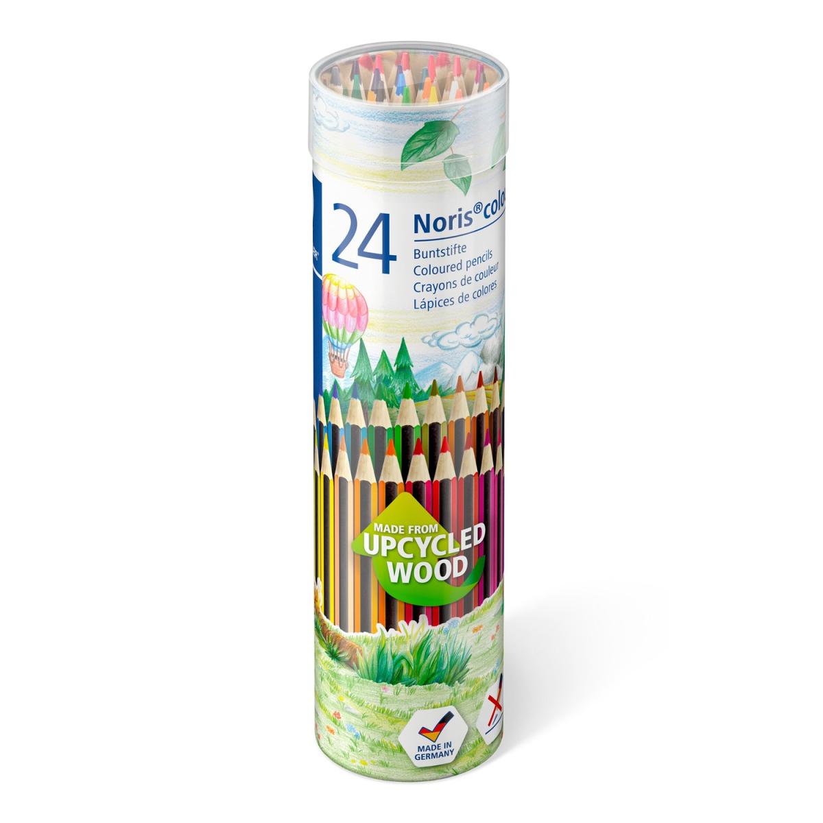 Staedtler Metal Tin Containing 24 Colored Pencils In Assorted Colors