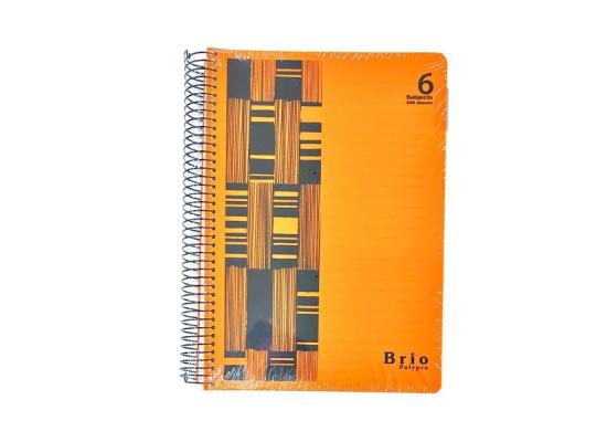 Bassile PolyPro 6 Subject Spiral Notebook