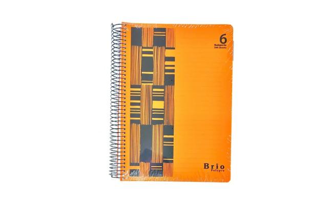 Bassile PolyPro 6 Subject Spiral Notebook