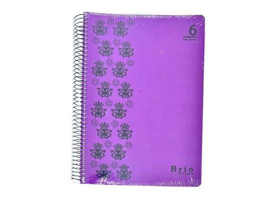 Bassile PolyPro 6 Subject Spiral Notebook