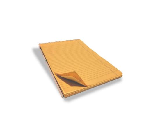 Tornado Writing Pad A4 Yellow Smooth Paper 80Sheets