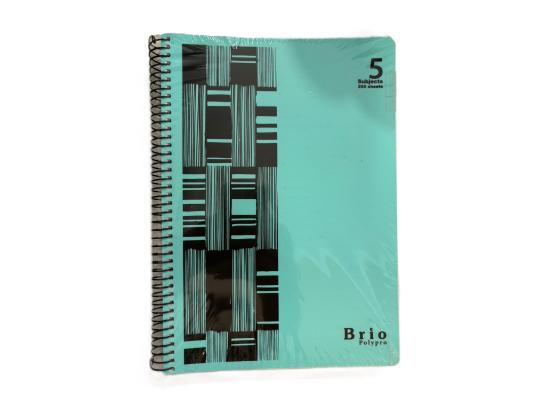 Bassile PolyPro 5 Subject Spiral Notebook