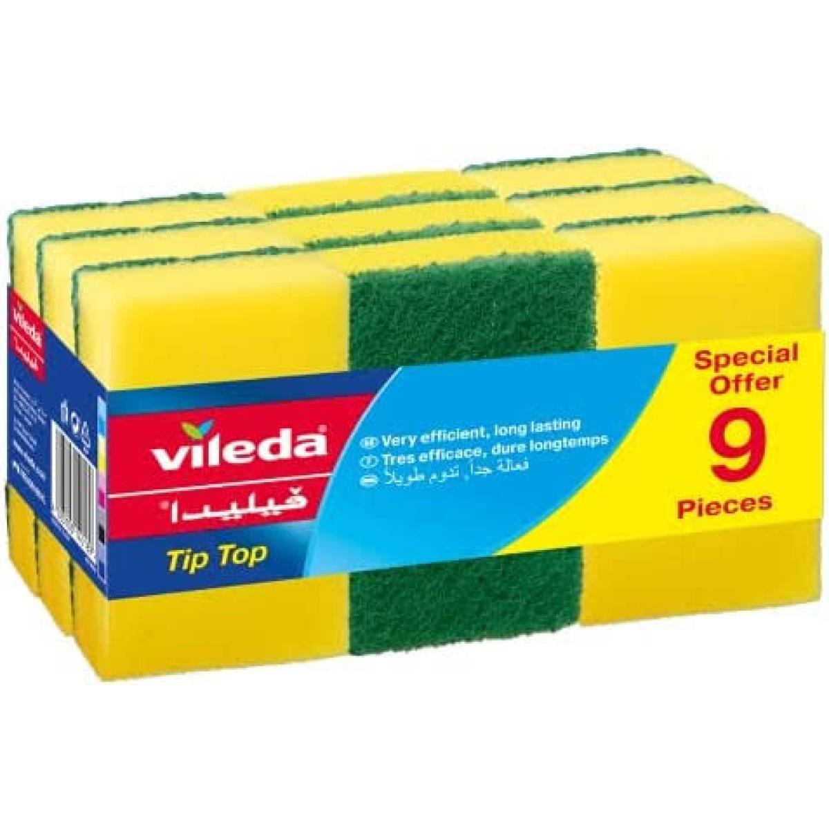 Vileda Dish Washing Sponge Pack of 9