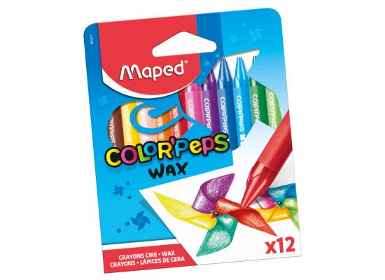 Maped Wax crayons Color’Peps 12