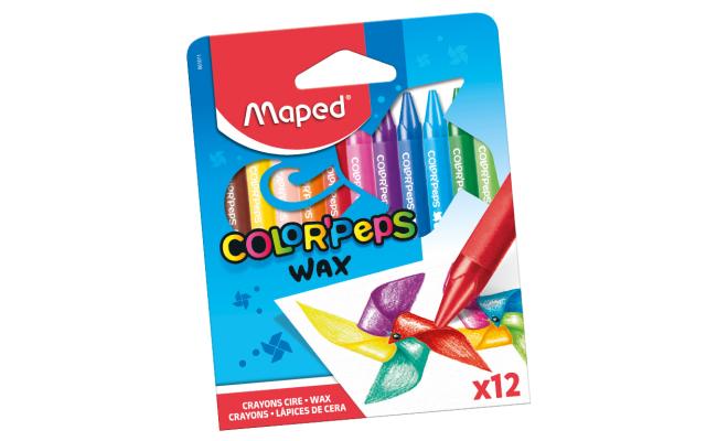 Maped Wax crayons Color’Peps 12