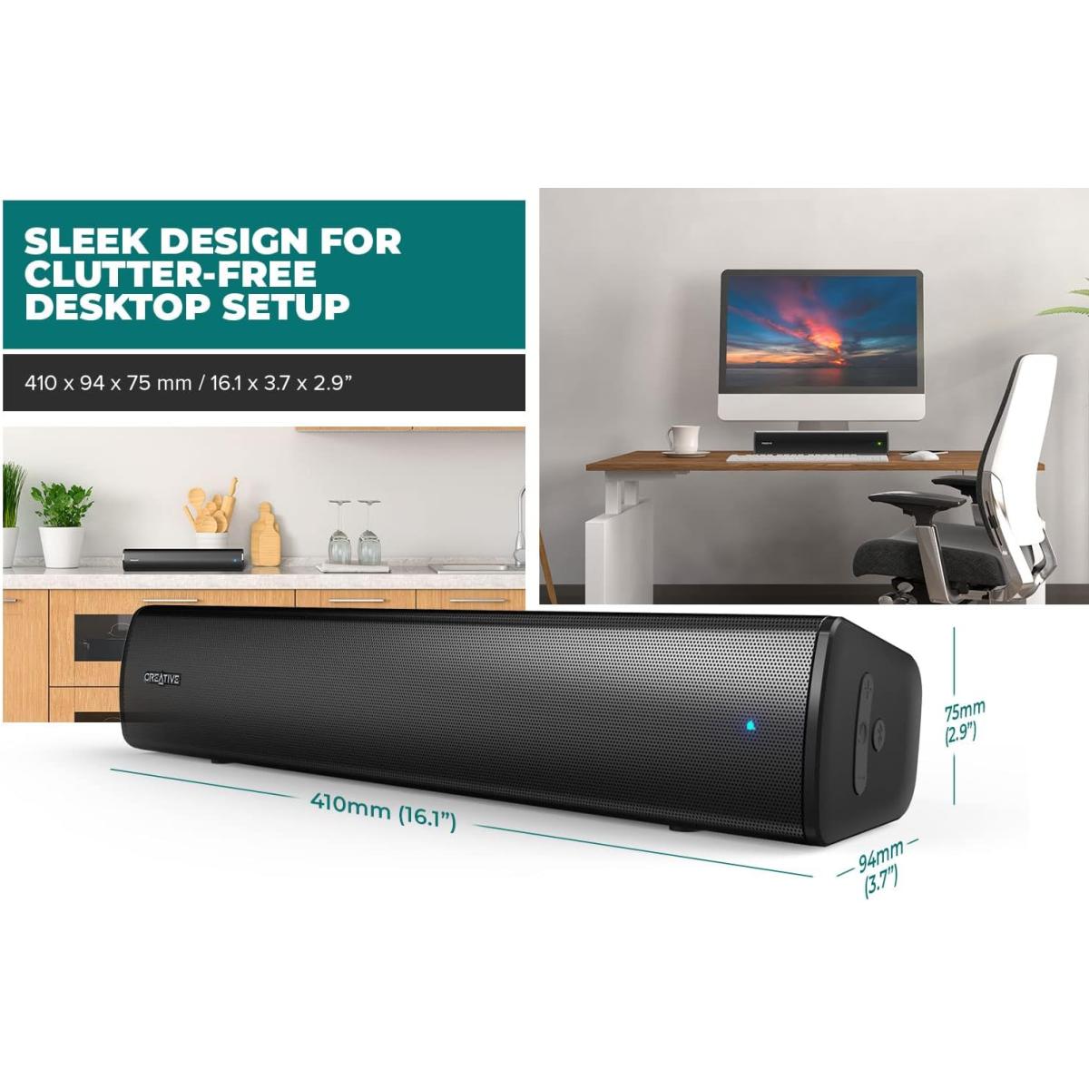 Creative Stage Air V2 2.0 Portable Bluetooth SoundBar 20W