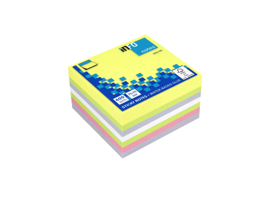 Info Sticky Notes 3*3 5 colors 400 sheets