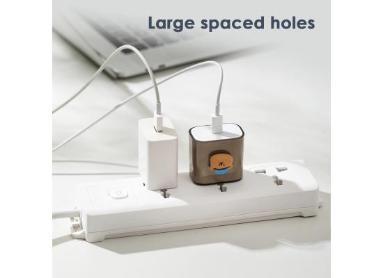 Deli ET401 Power Strip - 3 inputs, 3M