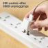 Deli ET405 Power Strip - 6 inputs, 2M