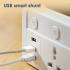 Deli ET410 Power Strip - 3 inputs, 2M