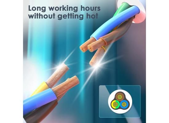 Deli ET411 Power Strip - 4 inputs - 2M