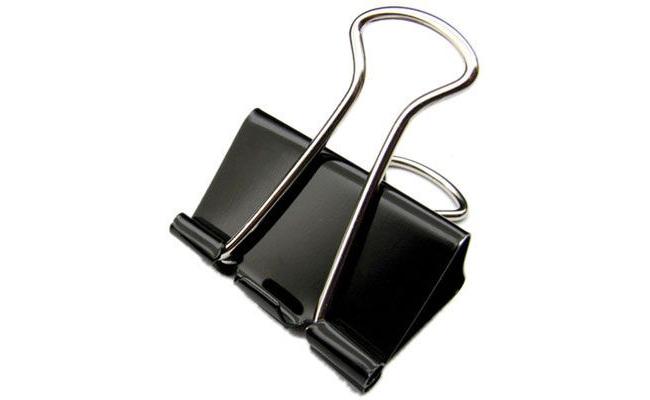 Binder Clips Small Size, Pack Of 12