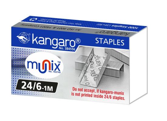 Kangaro Staple Pins 24/6-1m Pack of 1000