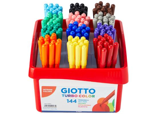 GIOTTO Turbo Maxi Color School Box, Pack of 144
