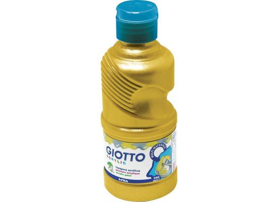 GIOTTO Acrylic Paint Gloss Effect, Metallic 500ml Pack of 1