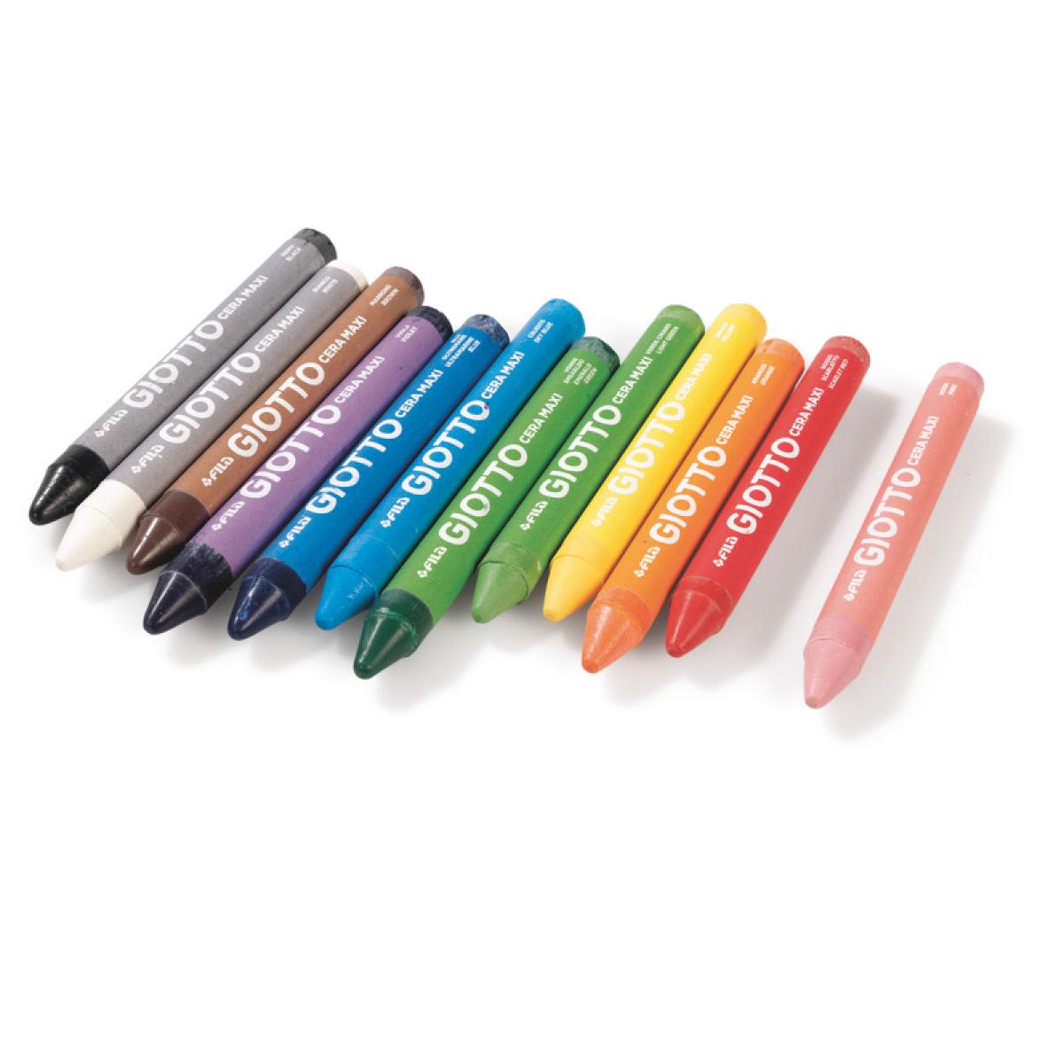GIOTTO Cera Wax Crayon Slim, Pack of 144