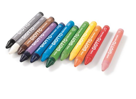 GIOTTO Cera Maxi Wax Crayons, Pack of 96