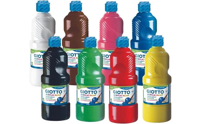GIOTTO Acrylic Paint Gloss Effect, 500ml  Pack of 1