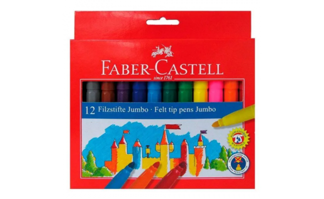 Faber Castell Jumbo Markers Pack of 12