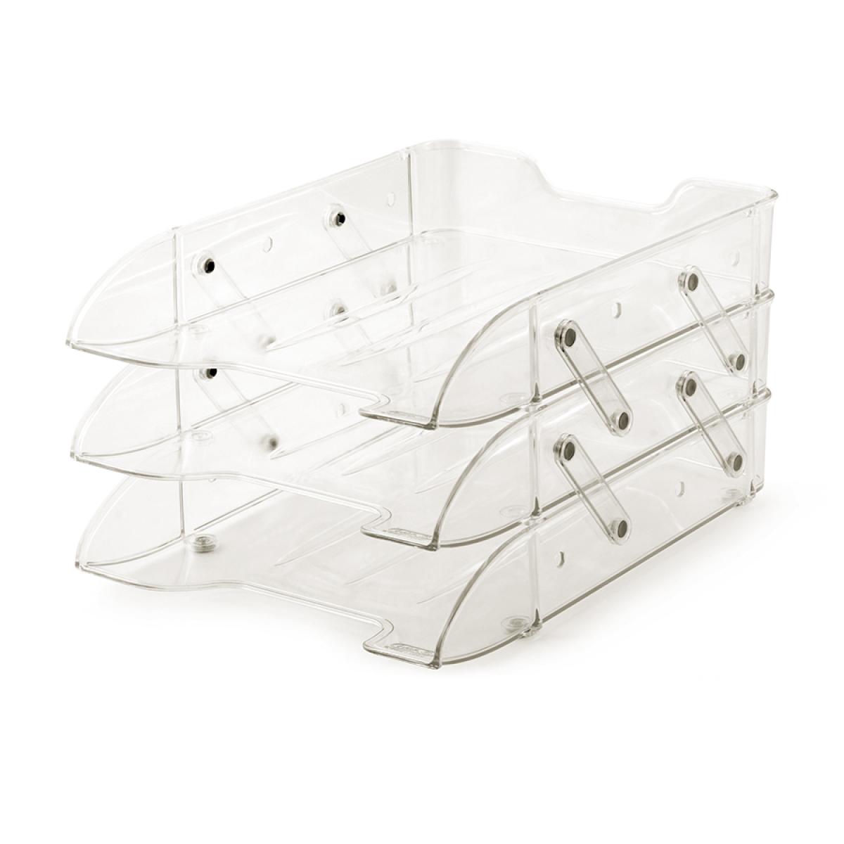 Plastic Paper Trays 3-Tier