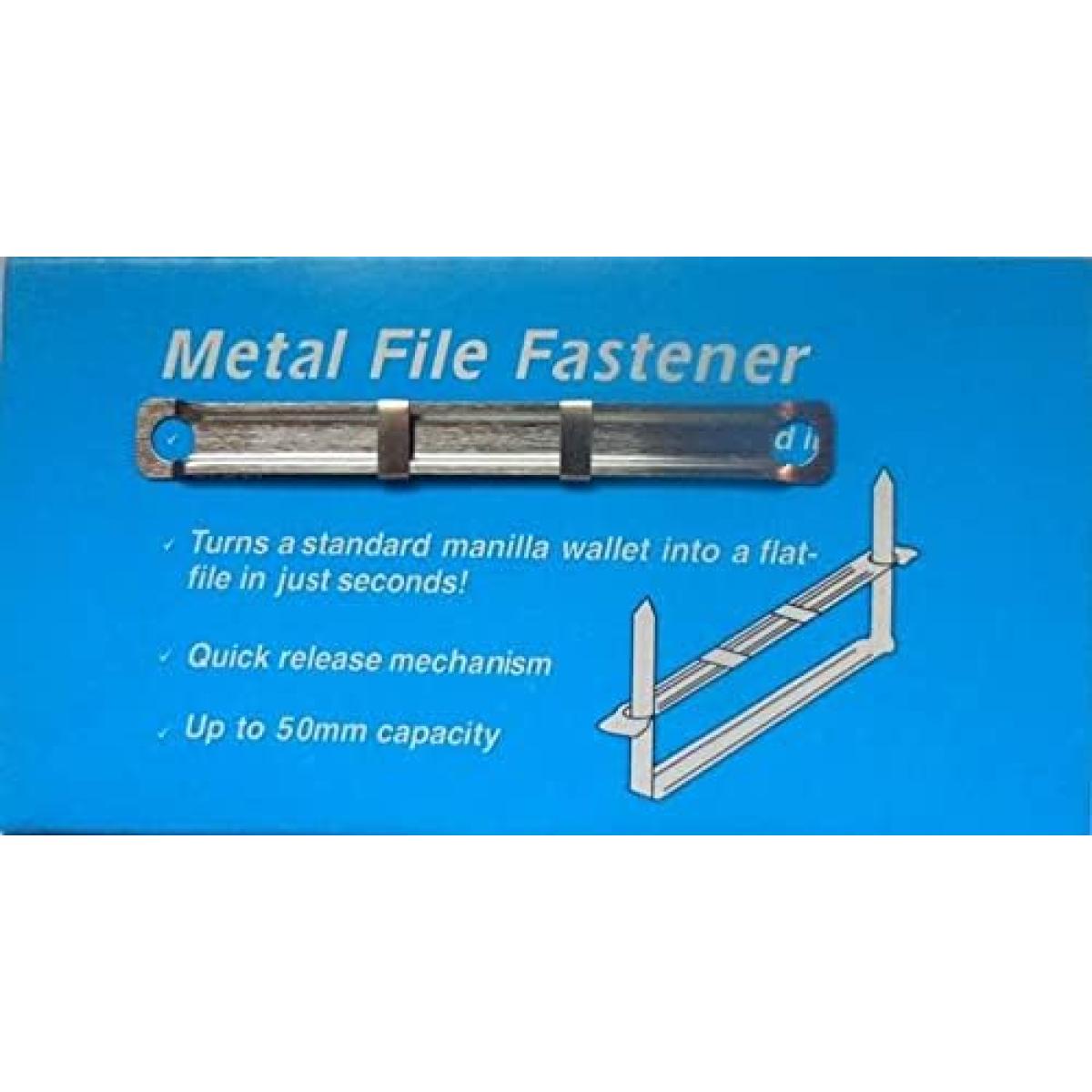 Metal File Fastener 50mm Pack of 50