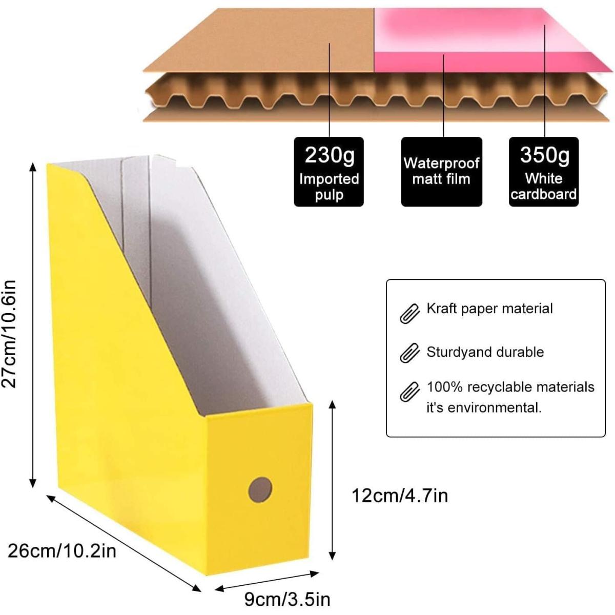 Carton Magazine Files Pack of 2