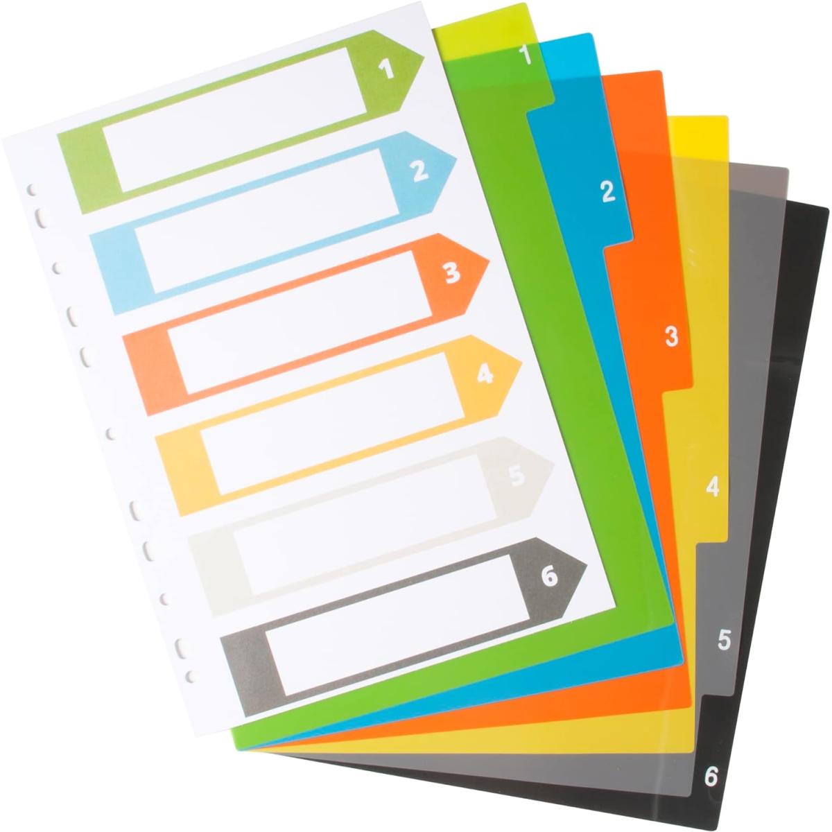 1-6 Plastic Dividers