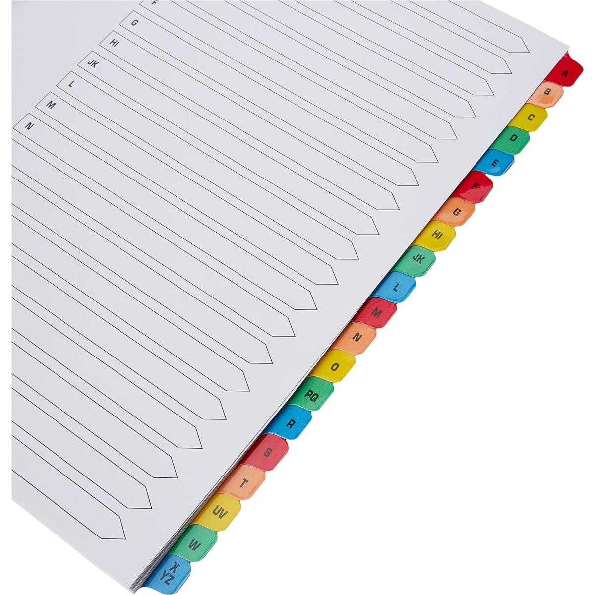 A-Z Paper Dividers