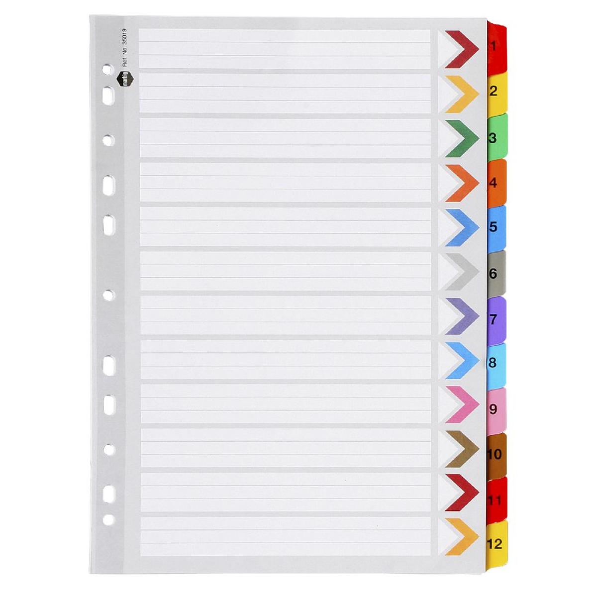 1-12 Plastic Dividers