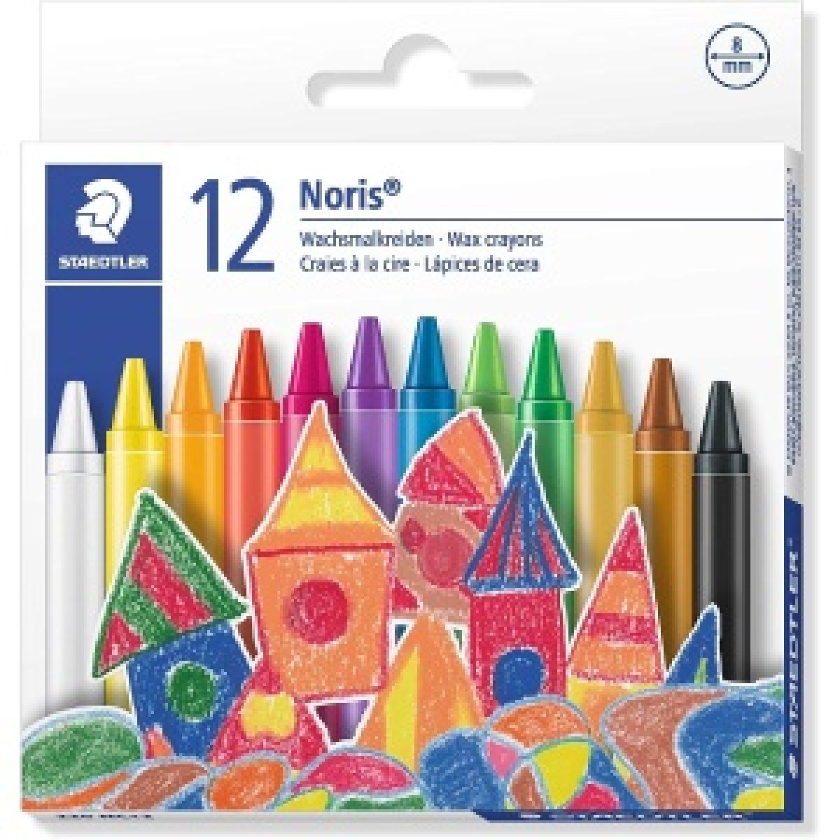 Staedtler Wax Crayons In Assorted Colors pack of 12