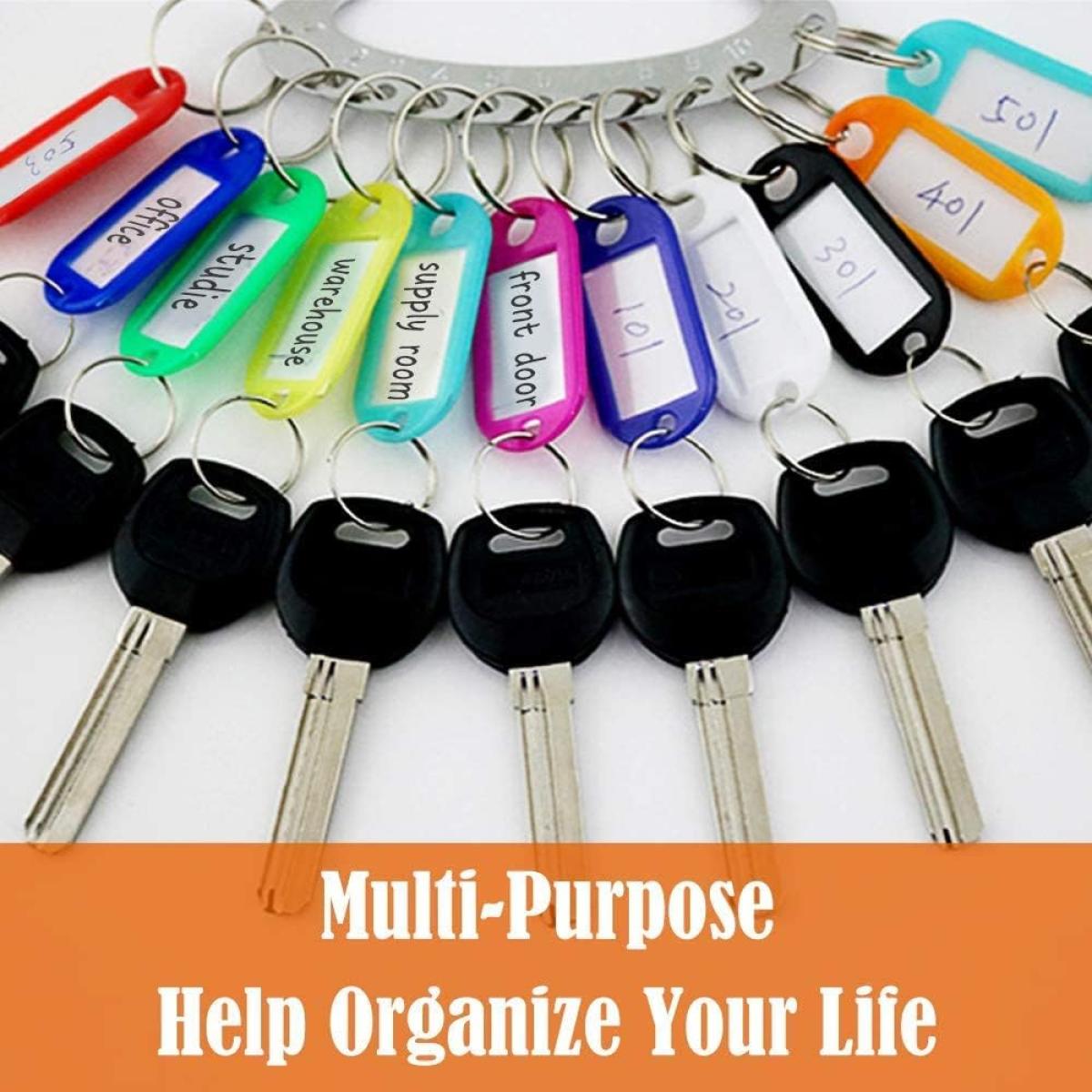 Key Rings with Name Plate Pack of 50