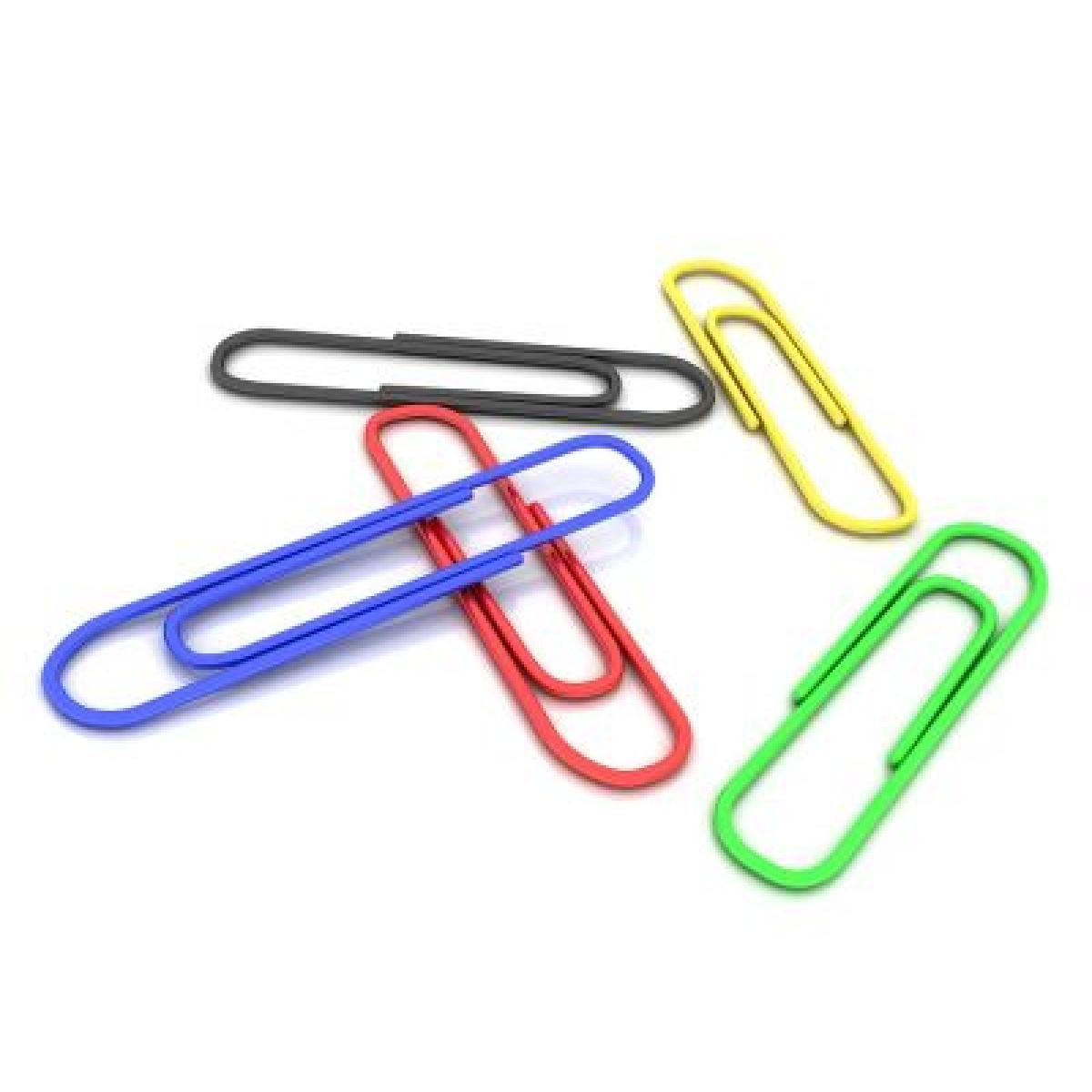 Colored Paper Clips 3cm