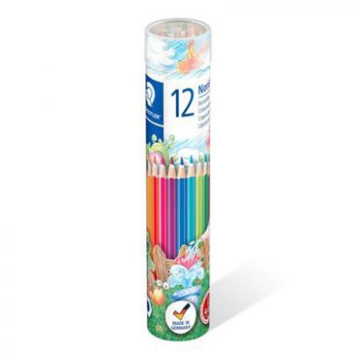 Staedtler Metal Tin Containing 12 Colored Pencils In Assorted Colors