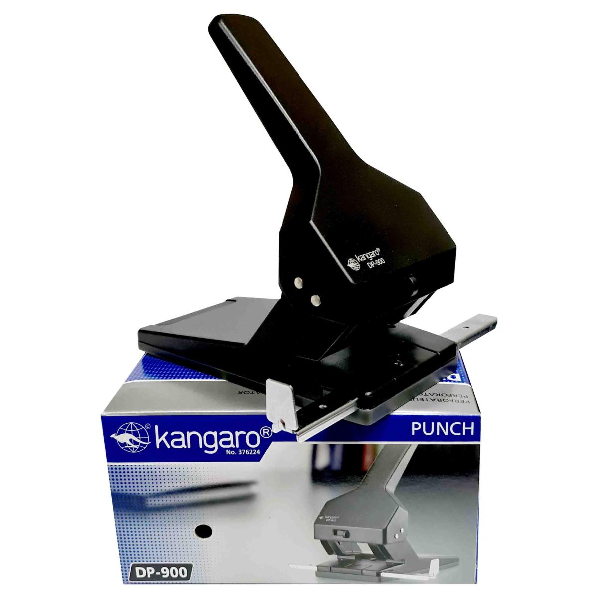 Kangaro 2 Hole Puncher DP-900, 65 Sheets Capacity, Assorted Colors