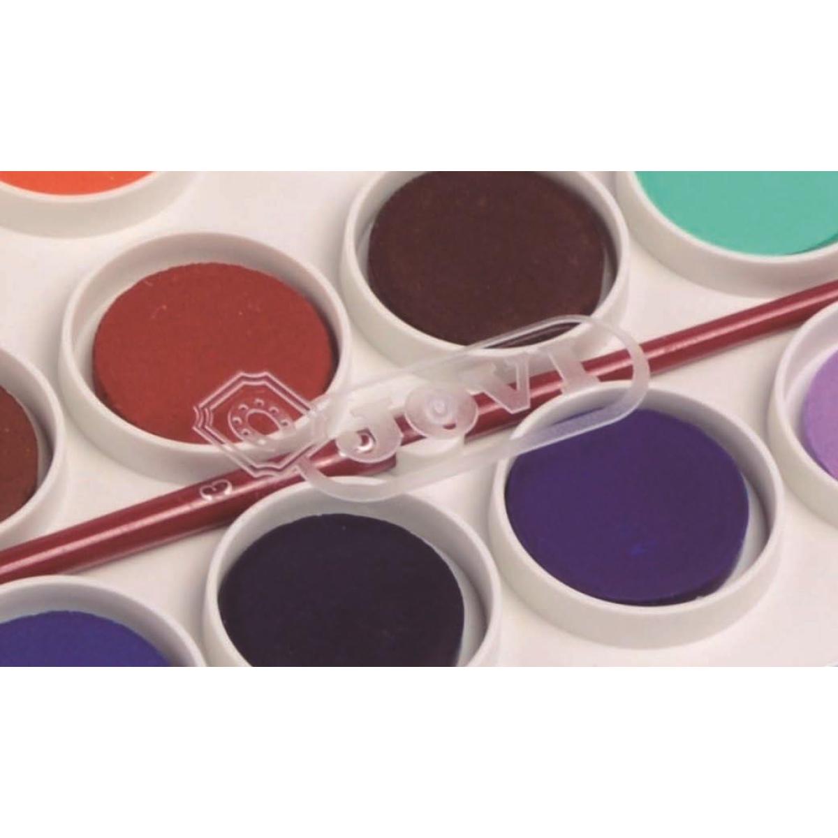 Jovi Watercolor Paint Set with Brush 12 Colors