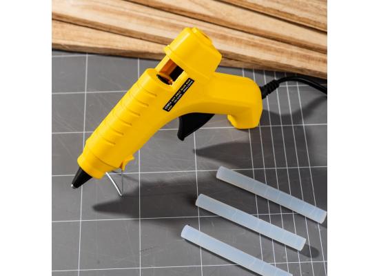 Deli Glue Gun Hot Melt - Yellow