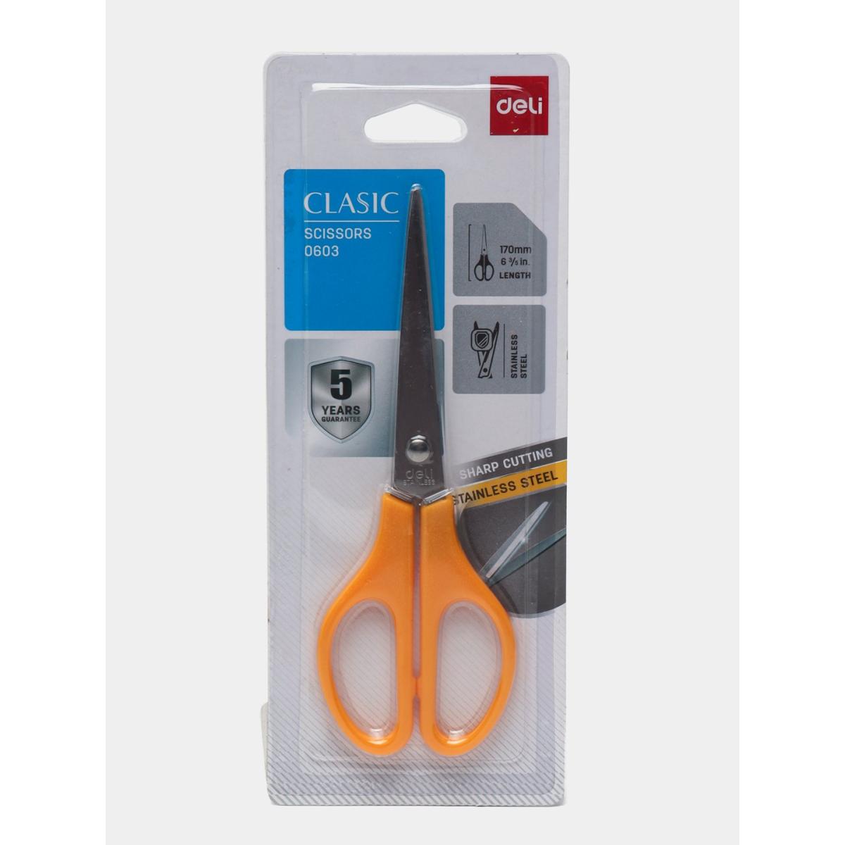 Deli Scissors Sharp Cutting Size - 170mm