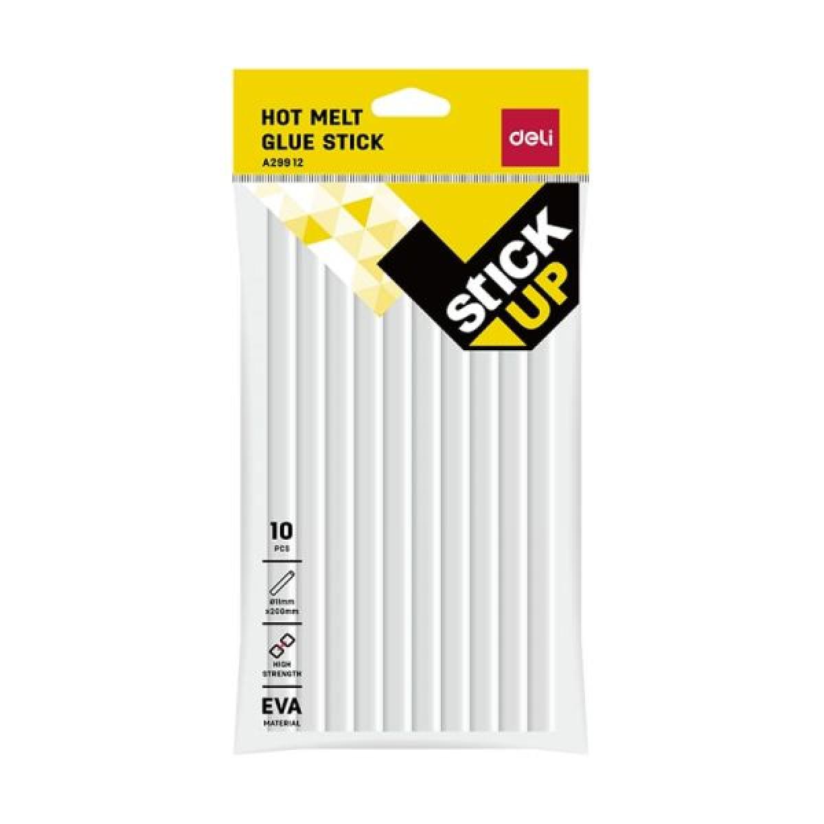 Deli Glue Stick Hot Melt - Pack of 10