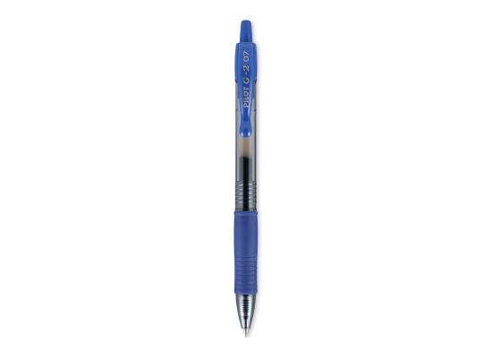 Pilot G-2 Gel Ink Rollerball pen 07 Tip, Blue