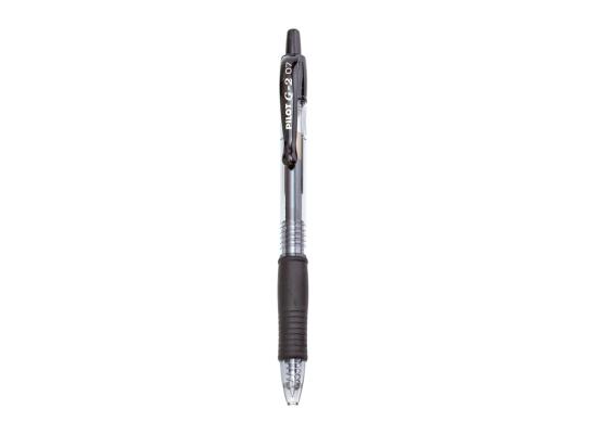 Pilot G-2 Gel Ink Rollerball pen 07 Tip, Black