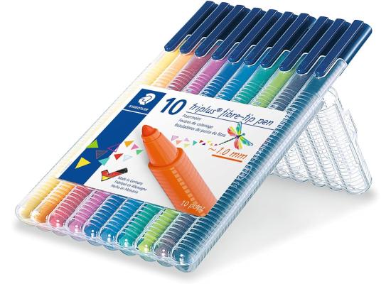 Staedtler Triplus Colour Fibre-Tip Pens Pack of 10