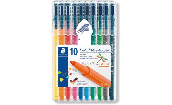 Staedtler Triplus Colour Fibre-Tip Pens Pack of 10